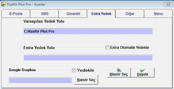 Dropbox Otomatik Yedekleme