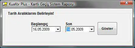 Personel Kartlı Geçiş Sistemi Rapor Örneği