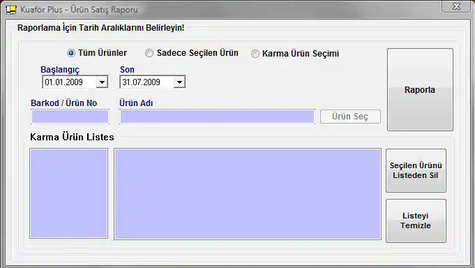 Satış Raporu